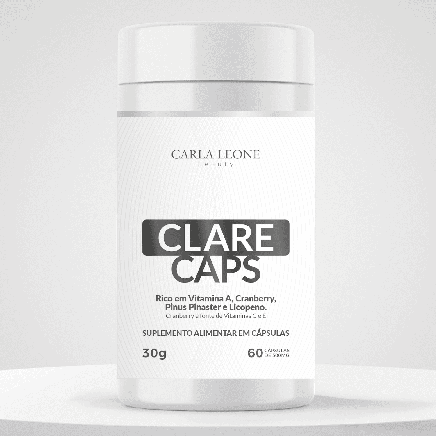 Suplemento Clarecaps Carla Leone 60 Cápsulas